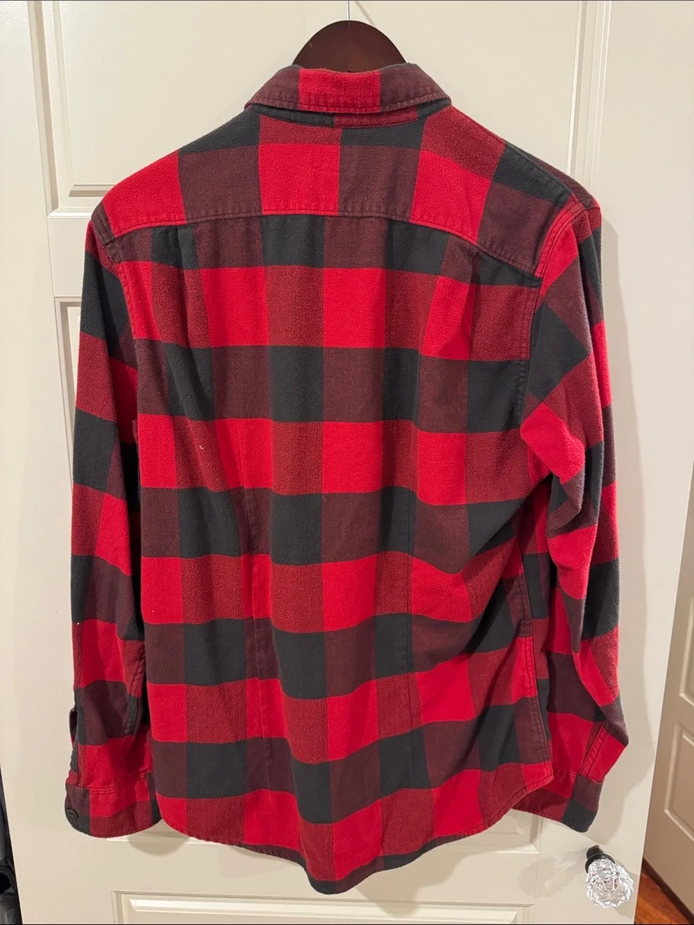 J. Crew Red and Black Buffalo Plaid Button-Down Shirt